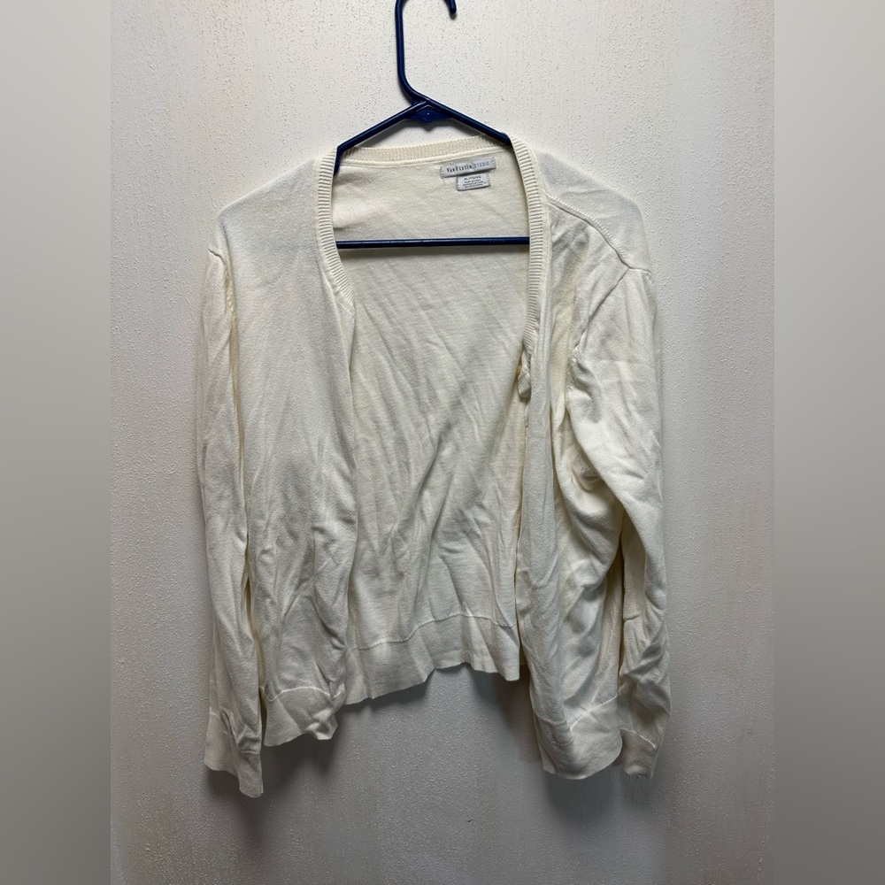 Van Heusen Studio Cream Cardigan